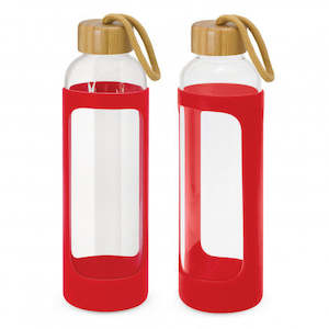 Drink Bottles Glass: Eden Glass Bottle - Silicone Sleeve