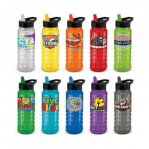 Drink Bottles Plastic: Triton Bottle - Black Lid