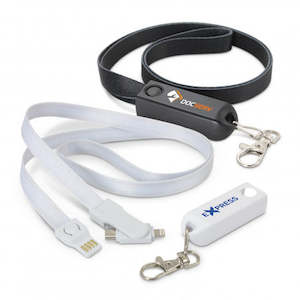 Lanyards: Artex 3-in-1 Charging Lanyard