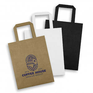 Gift Bags: Medium Flat Handle Paper Bag Portrait