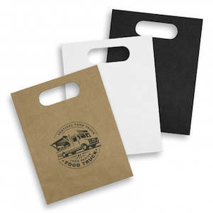 Gift Bags: Medium Die Cut Paper Bag Portrait