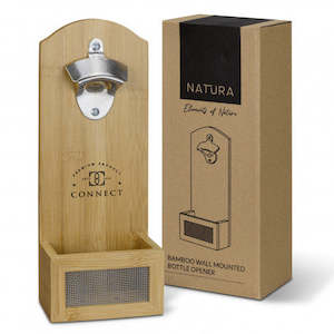 Bottle Openers: NATURA Bamboo Wall Mounted Bottle Opener
