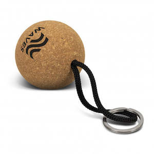 Key Rings: Cork Floating Key Ring - Round