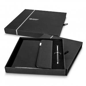 Blue Refill: Swiss Peak A5 Notebook and Pen Set
