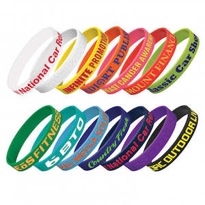 Wristbands: Silicone Wrist Band - Embossed