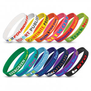 Wristbands: Silicone Wrist Band - Indent