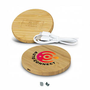 Wireless Chargers: Vita Bamboo Wireless Charger - Round