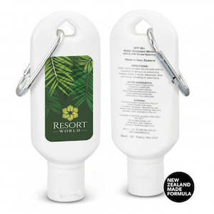 Lotions Sunscreens: SPF 50+ Sun Gel 50ml Tube with Carabiner