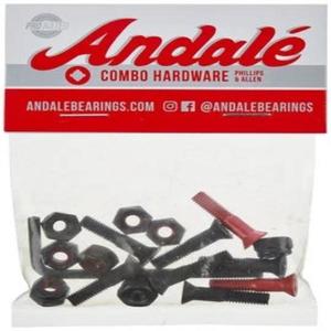 Andale: Andale Combo Hardware Red - 7/8"