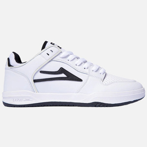Lakai Telford Low - White/Black Leather