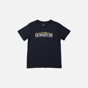 Quiksilver: Quiksilver Boys Gradient Line Tee - Navy