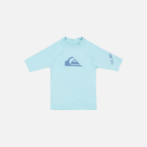 Quiksilver: Quiksilver Boy All Time SS Swim Top - reef Waters