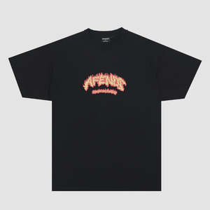 Afends Flame On Boxy Tee - Black