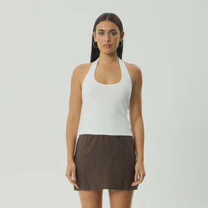 Afends Lilo Hemp Mini Skirt - Coffee