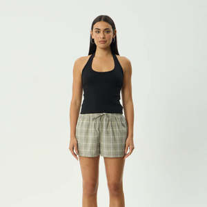 Afends: Afends Scout Recycled Check Short - Olive Check