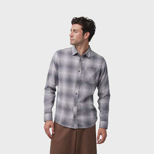 Fox Survivalist Stretch Flannel - Gun Metal