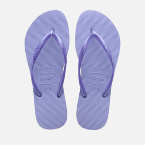 Havaianas: Havaianas Girls Slim Metallic - Lilac Breeze