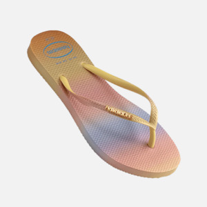 Havaianas: Havaianas Slim Gradient Sunset - Lemon Yellow