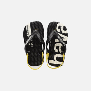Havaianas: Havaianas Baby Logo Mania - Black