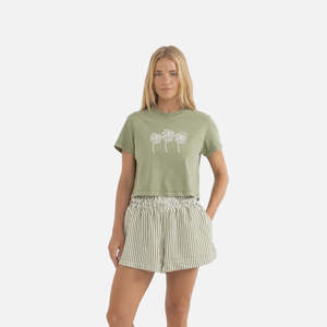 Rhythm: Rhythm Cove Stripe Short - Aloe