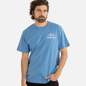 Rhythm Down Under Slub Tee - Sea Blue