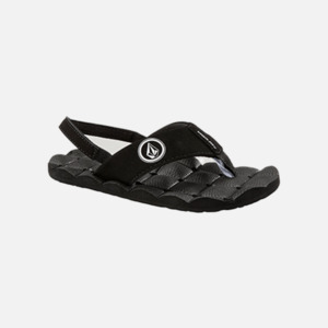 Volcom Recliner Sandal Little Youth - Black