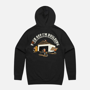RCLTD FK Off I’m Building Hood - Black