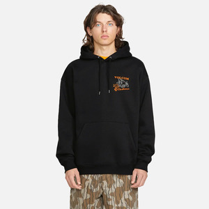 Mens Hoodies: Volcom Pour Choices Hood - Black