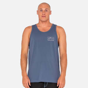 Rusty Boxed Out Tank - China Blue