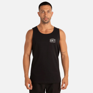 Mens Singlets Tanks: Unit Daily Singlet - Black