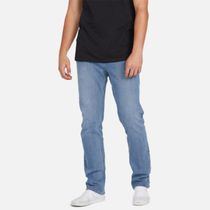 Mens Jeans 1: Volcom Solver Denim - Old Town Indigo