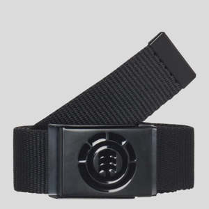 Mens Belts 1: Element Icon Webbing Belt - Flint Black
