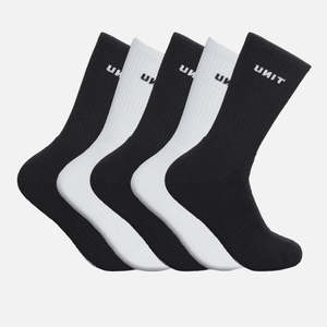 Mens Socks: Unit Storm Bamboo Socks - 5Pack