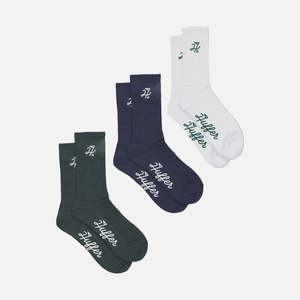 Mens Socks: Huffer HFR Rib Sock/Par 97 3 Pack - Multi