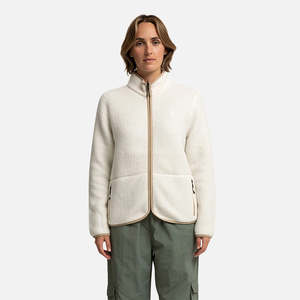 Womens Coats Jackets: Hurley Explore Thermal Polartec Jacket - Birch