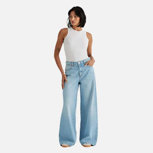 Wrangler Petite Mid Stevie Jean - Set Time Blue