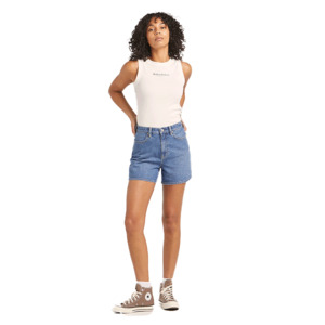 Womens Shorts: Riders Girlfriend Short - Focus Blue