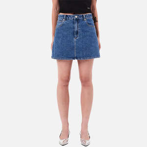 Abrand Reese Aline Skirt - Mid Vintage Blue