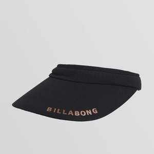 Womens Hats Beanies: Billabong Society Beach Visor - Black