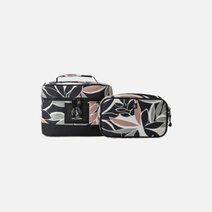 Womens Handbags: Volcom Patch Attack Deluxe Makeup Bag - Sage