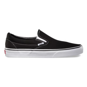 Womens Shoes: Vans Shoes Classic Slip On - Black