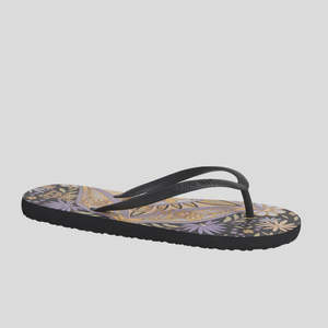 Womens Jandals Slides: Billabong Just For You Thong - Black