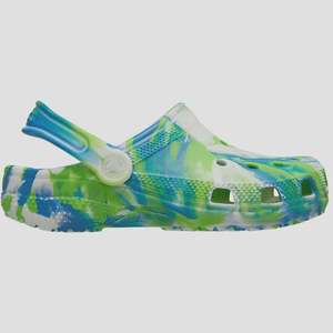 Crocs: Crocs Classic Glow Marbled Clog Toddler - Prep Blue/Multi