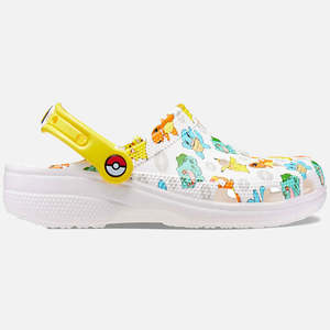 Crocs: Crocs Classic Clog Pokemon 2 - White/Multi