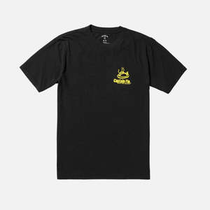 Captain Fin Co: Captain Fin Mostly Fresh SS Tee - Black