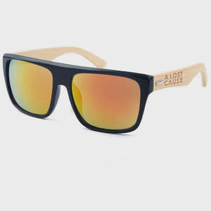 ALC Boardwalk Sunglasses - Black/Bamboo/Orange