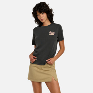 RVCA Daily Tee - Washed Black