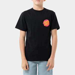 Santa Cruz: Santa Cruz Youth Meek Scratched Slasher Tee - Black