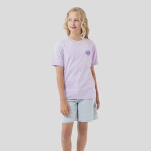 Santa Cruz: Santa Cruz Youth Crystal Hand Tee - Lavender