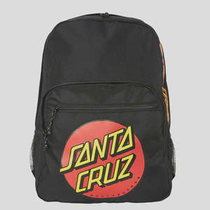 Santa Cruz Classic Dot Backpack - Black/Red/Yellow